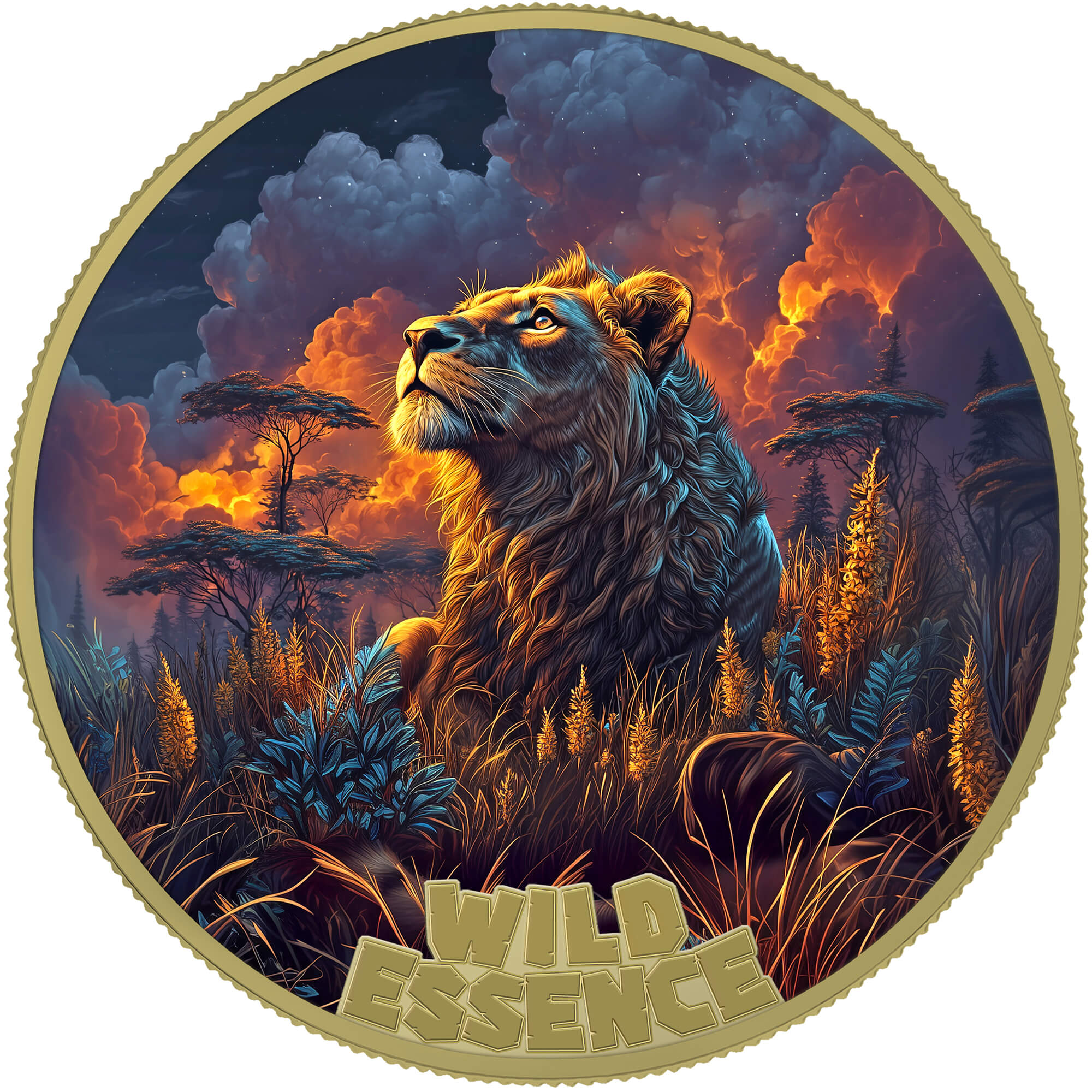 Wild Essence Mammals 2026 1oz Full Gilded Five Coin Collection