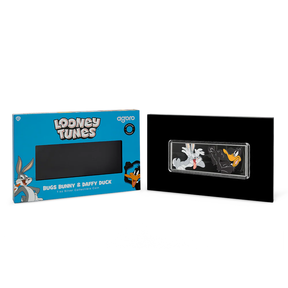 Looney Tunes: Double Trouble - Bugs Bunny and Daffy Duck 1oz Silver Coin