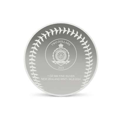 Major League Baseball World Series 2024 Los Angeles Dodgers 1oz SIlver Coin