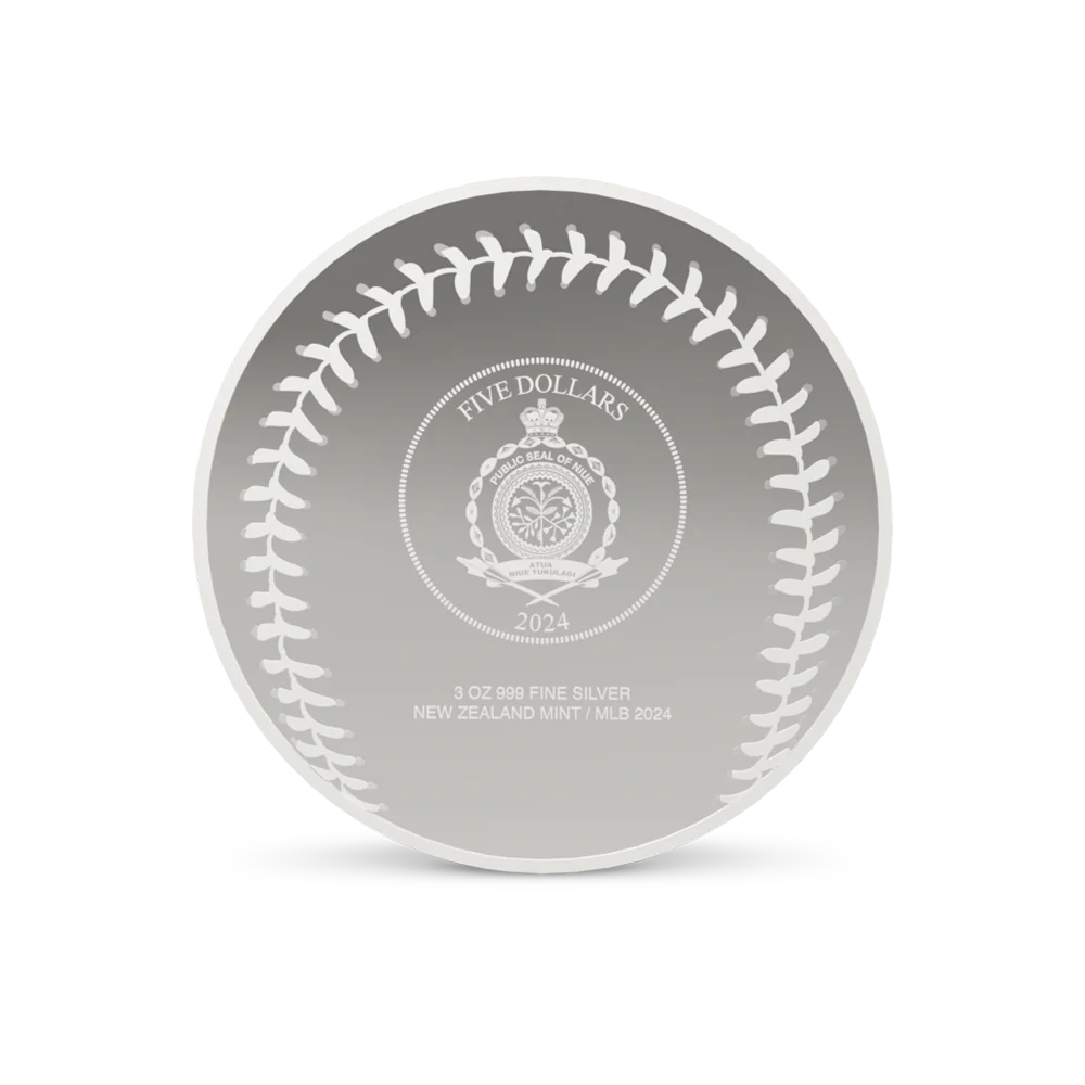 Major League Baseball World Series 2024 Los Angeles Dodgers 3oz SIlver Coin