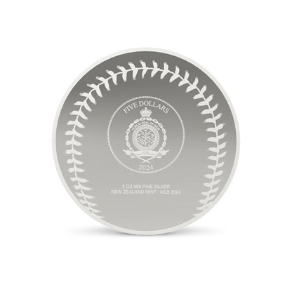 Major League Baseball World Series 2024 Los Angeles Dodgers 3oz SIlver Coin