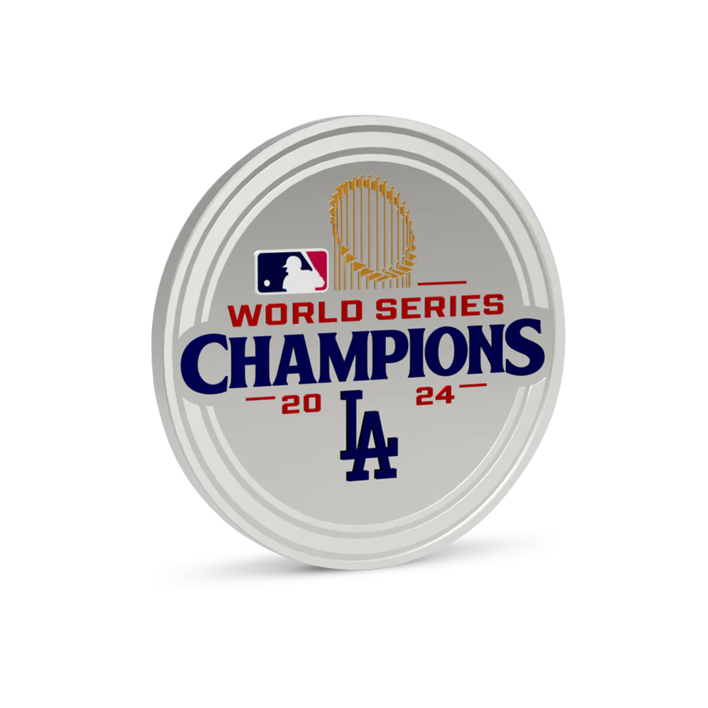 Major League Baseball World Series 2024 Los Angeles Dodgers 3oz SIlver Coin