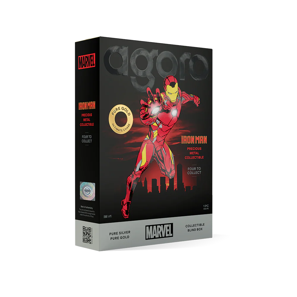 Marvel Iron Man Blind Box 1/2oz Coin Blind Box