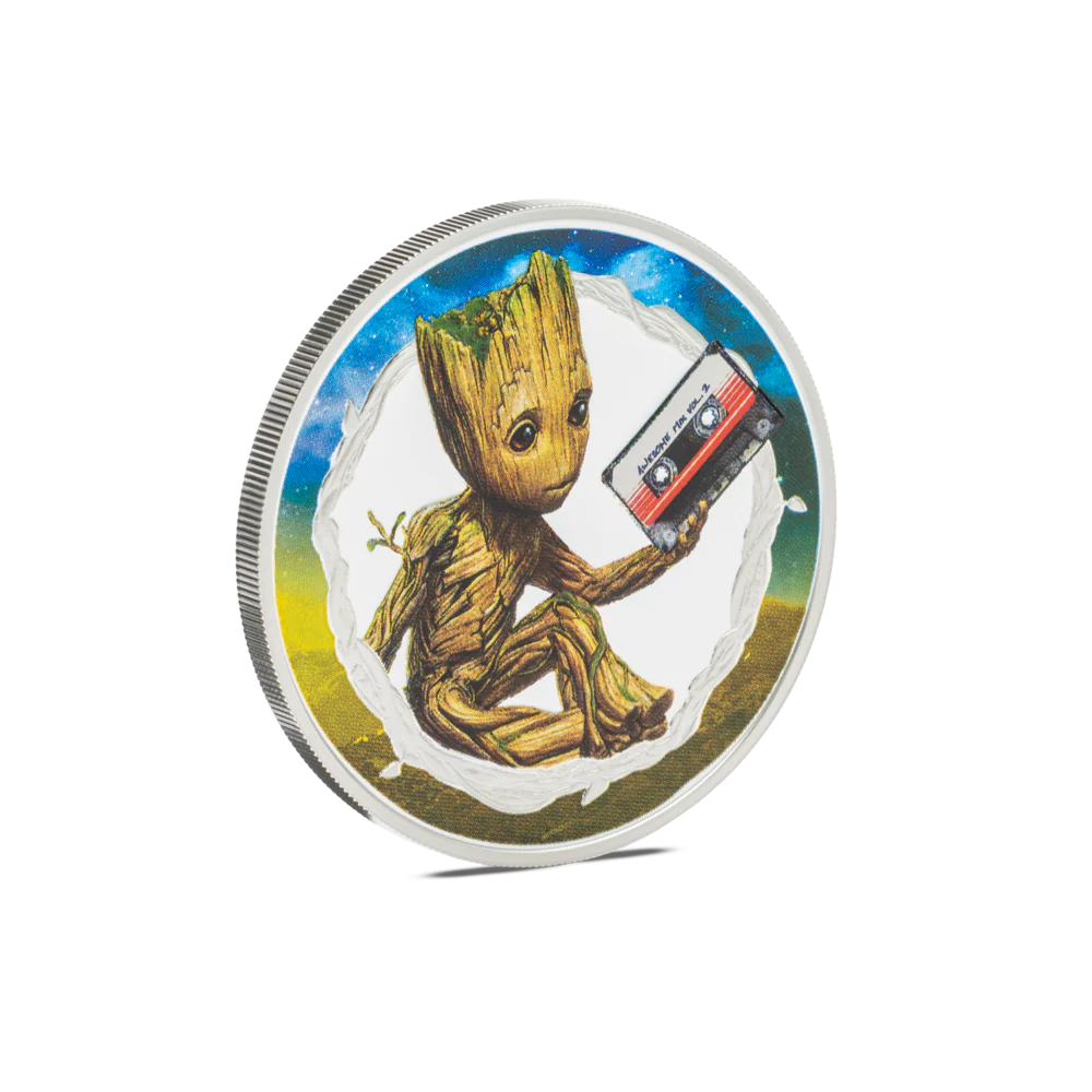 Marvel Groot Coin 1oz Silver Coin