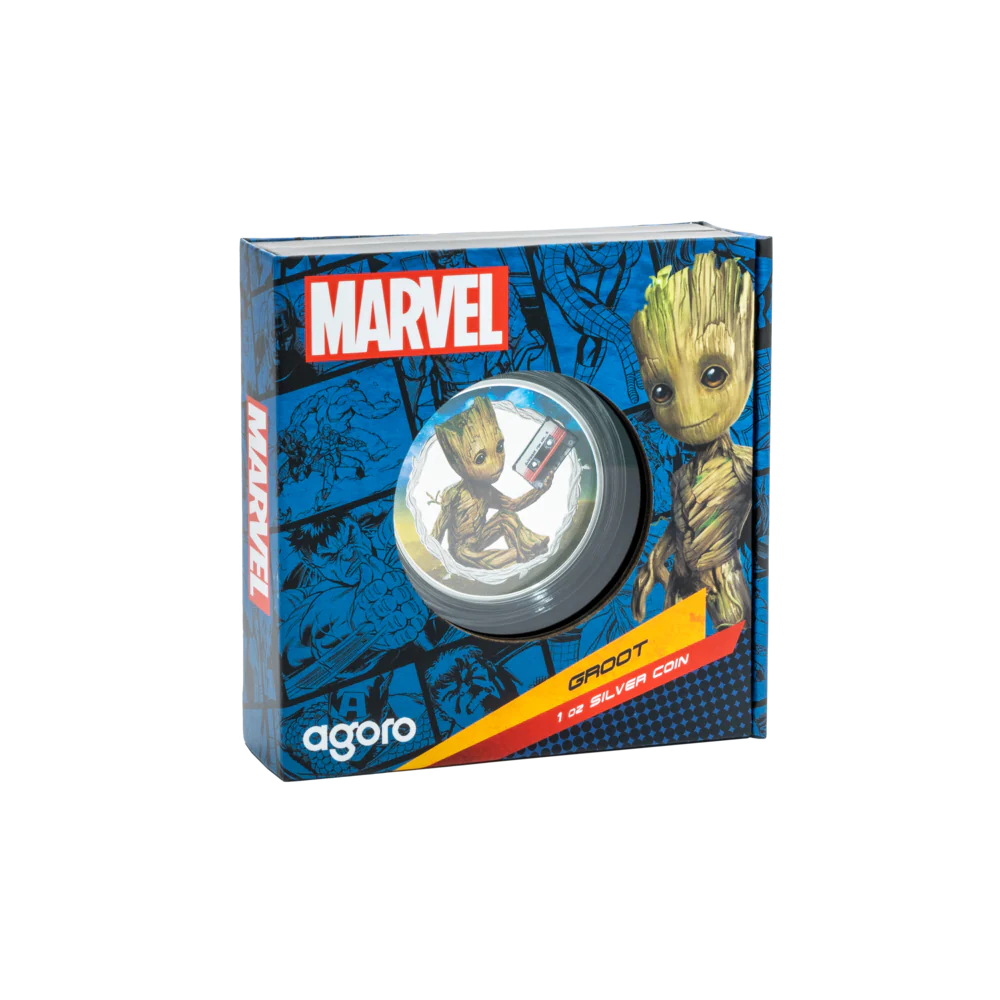 Marvel Groot Coin 1oz Silver Coin