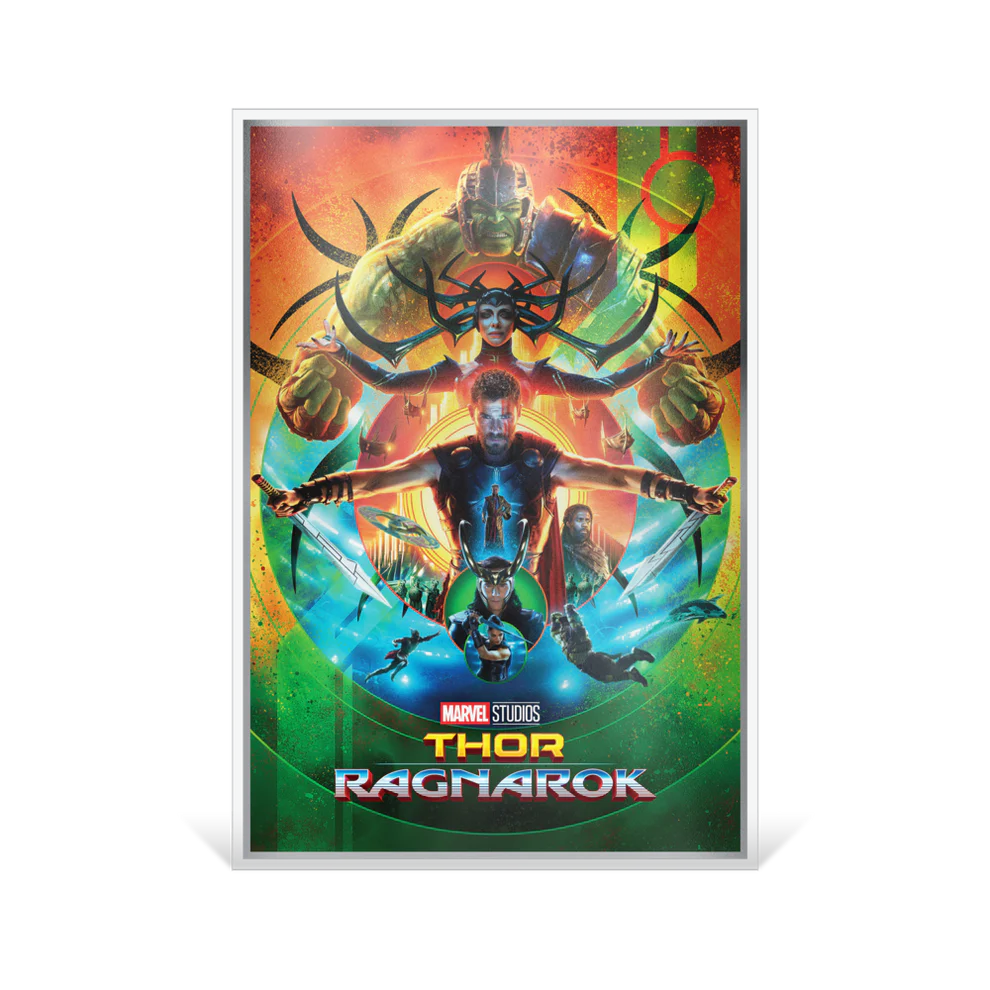 Marvel The Infinity Saga Phase Three - Thor Ragnarok 1.5oz Silver Foil