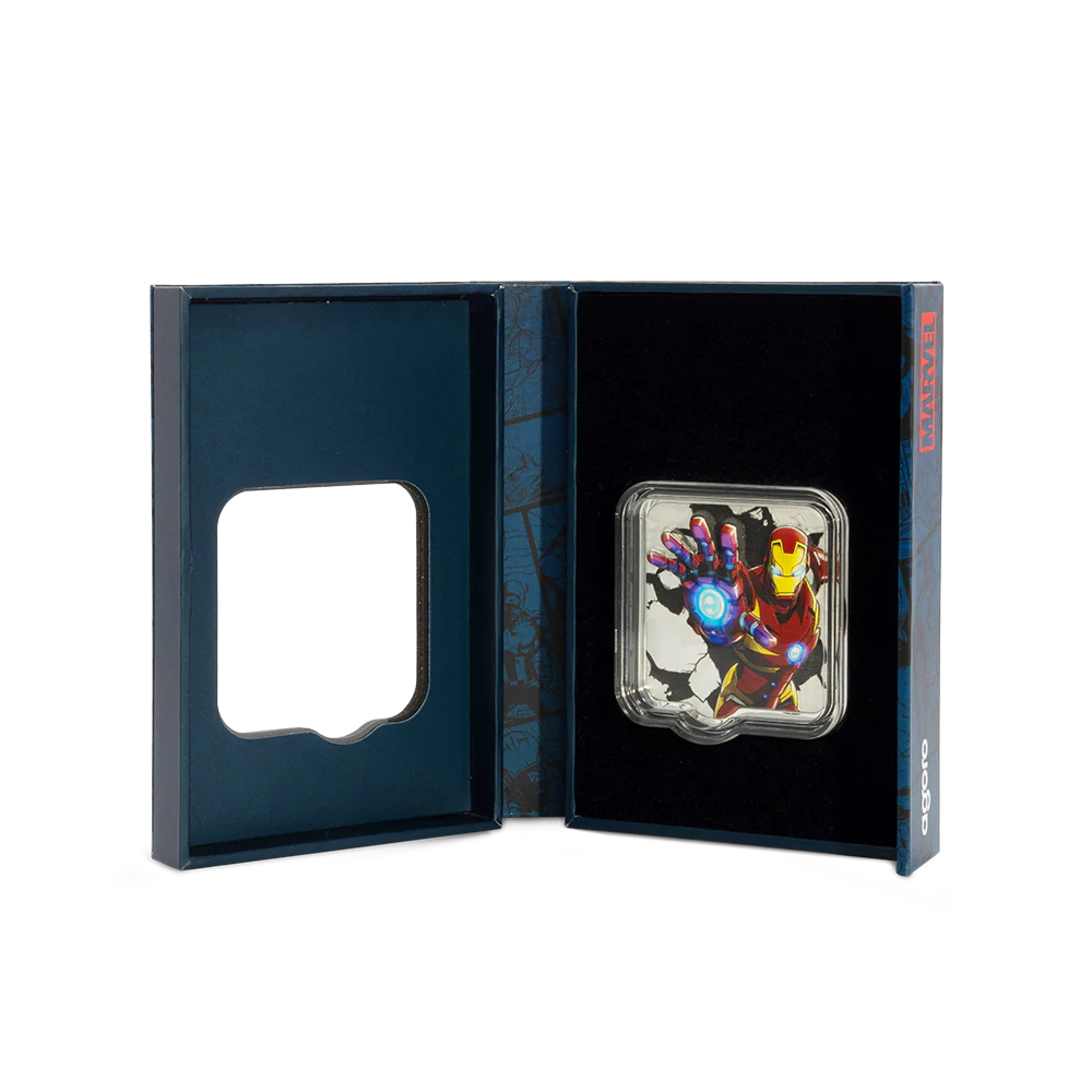Marvel Iron Man ZAPT!! 2oz Silver Coin