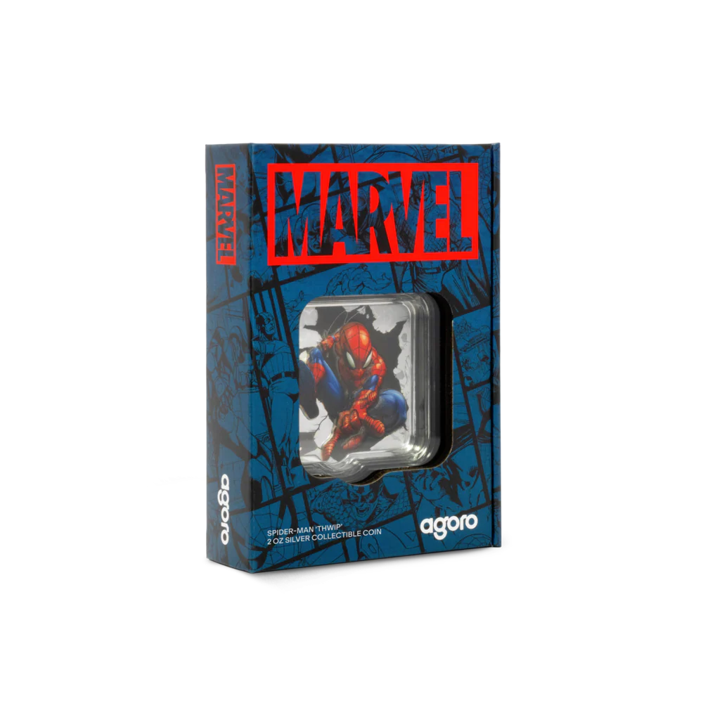 Marvel - Spider-Man 'Thwip' 2oz Silver Collectible Coin