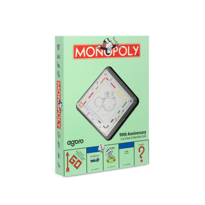 Monopoly 90th Anniversary Coin 3oz Silver Coin