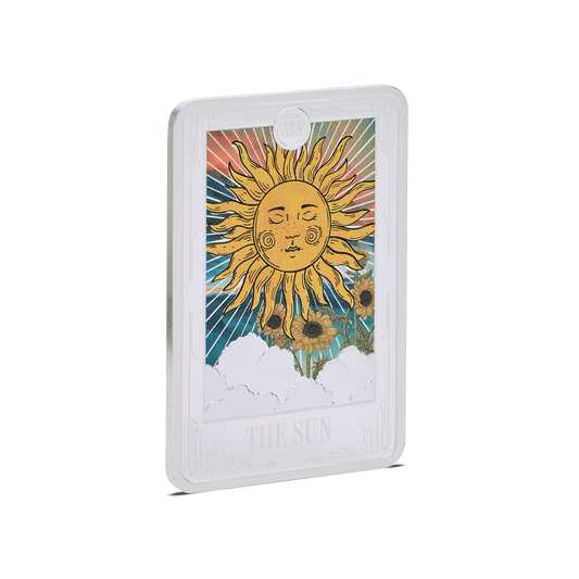 Tarot Cards XIX The Sun 2024 1oz Silver Coin