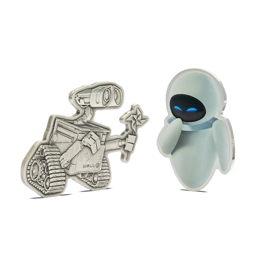 Disney Pixar WALL-E + EVE Coin Set 1.5oz Silver Coin Set