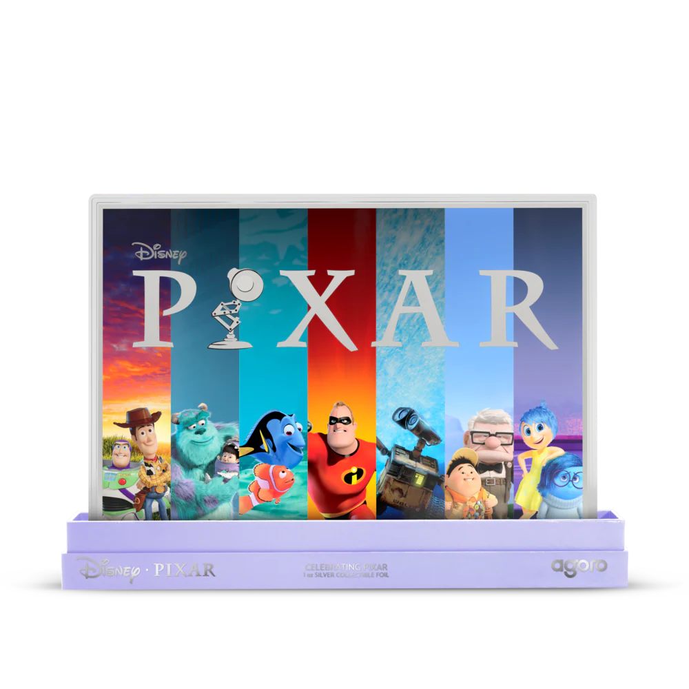 Disney Pixar 40th - Celebrating Pixar 1oz Silver Foil