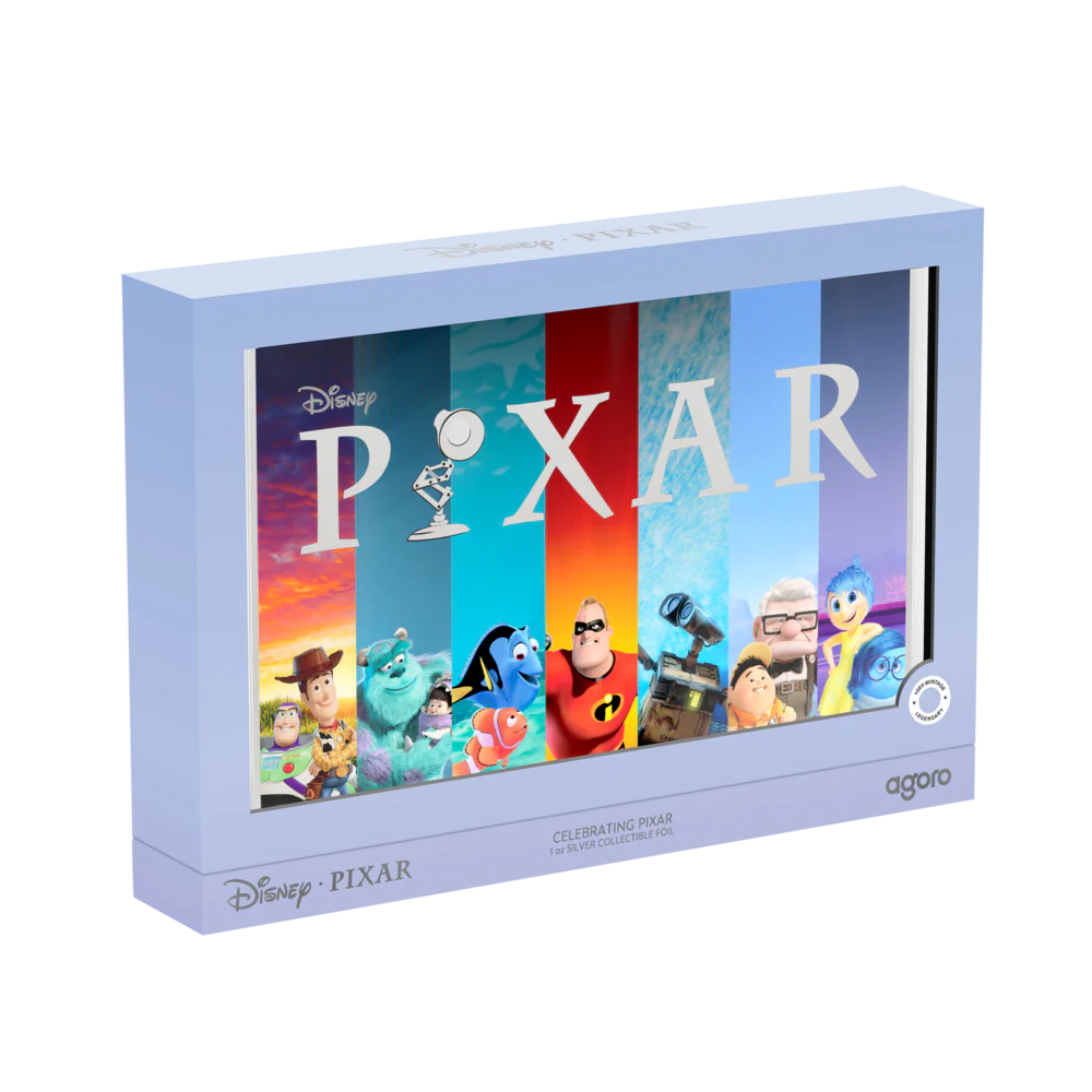 Disney Pixar 40th - Celebrating Pixar 1oz Silver Foil