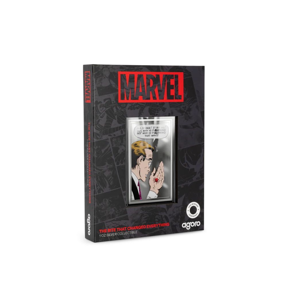 Marvel - The Bite That Changed Everything 1oz Silver Collectible Coin