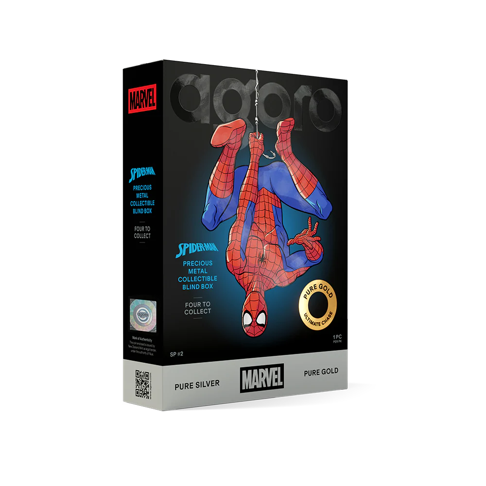 Marvel Spider-Man Transforms Blind Box 1/2oz Coin Blind Box