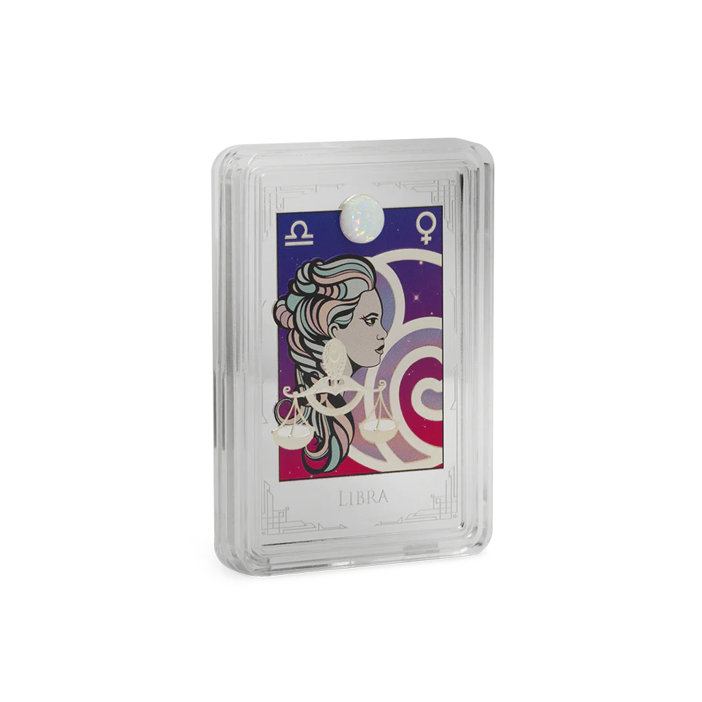Star Signs of the Zodiac - Libra 2oz Silver Collectible Coin