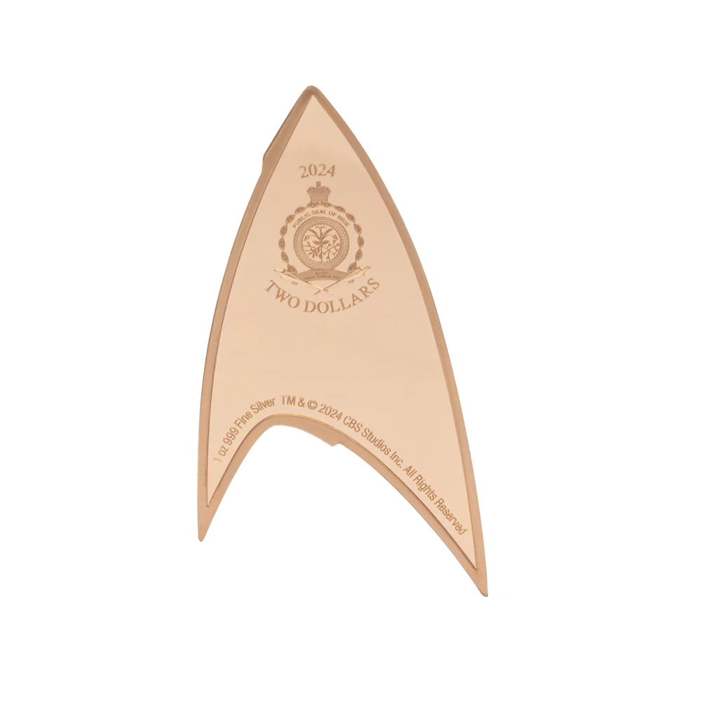 Star Trek Starfleet Divisions Operations Insignia Coin 1oz Silver Coin