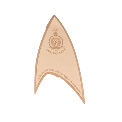 Star Trek Starfleet Divisions Operations Insignia Coin 1oz Silver Coin