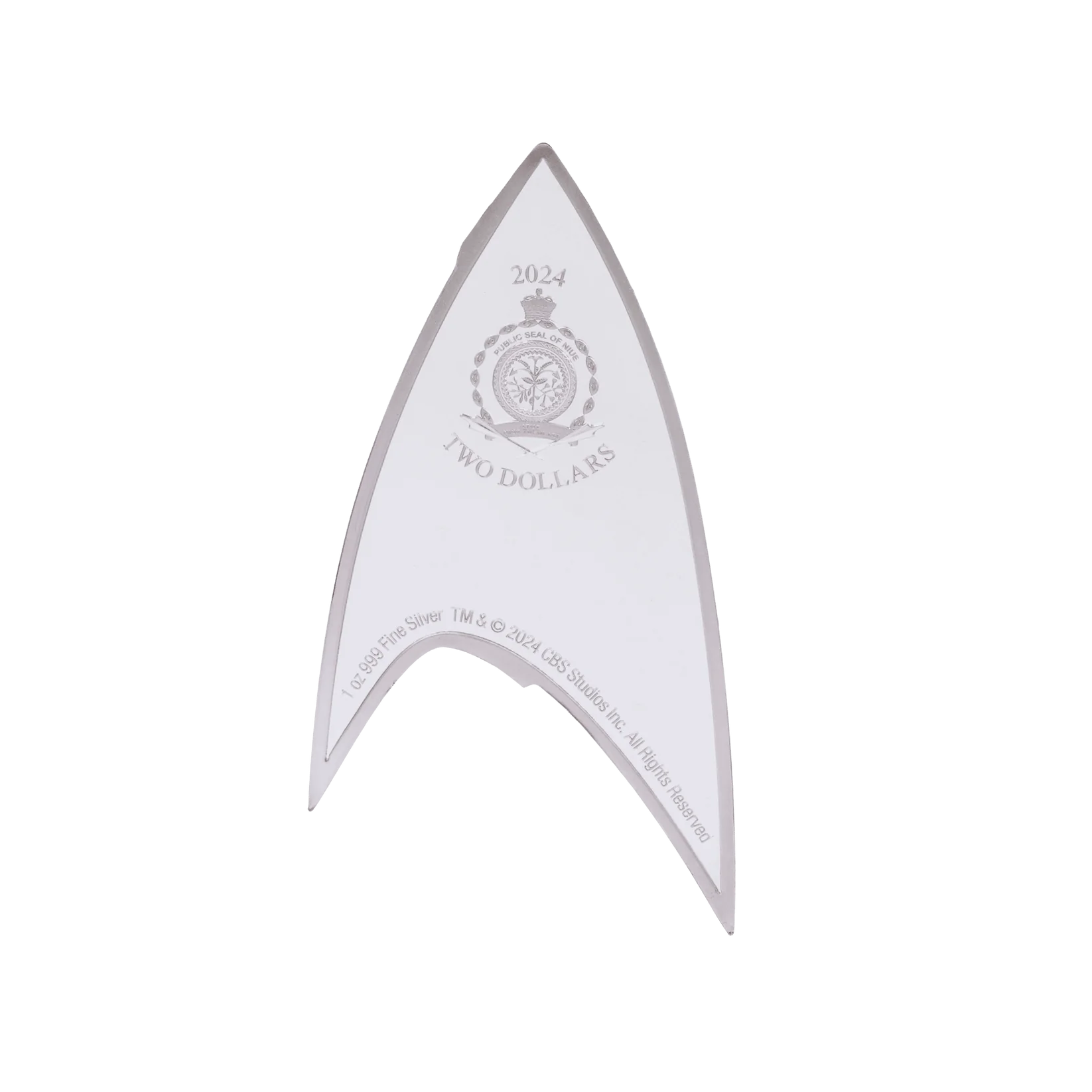 Star Trek Starfleet Divisions Sciences Insignia 1oz Silver Coin