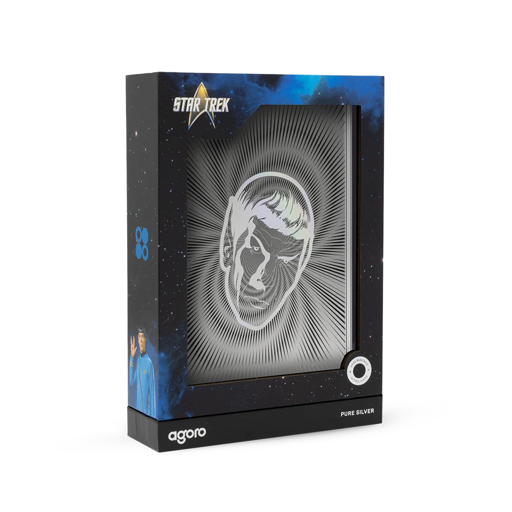 Star Trek Spock 5g Silver Collectible Foil