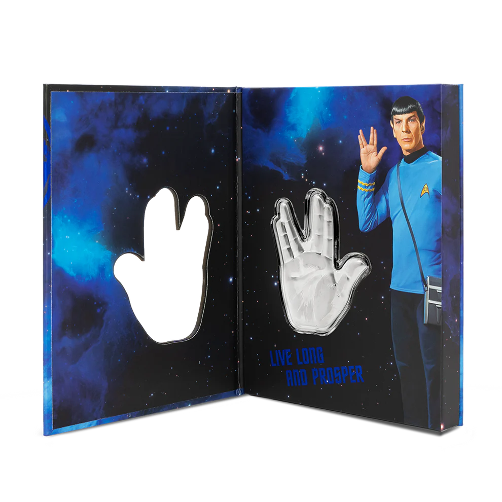 Star Trek - The Vulcan Salute 1oz Silver Coin