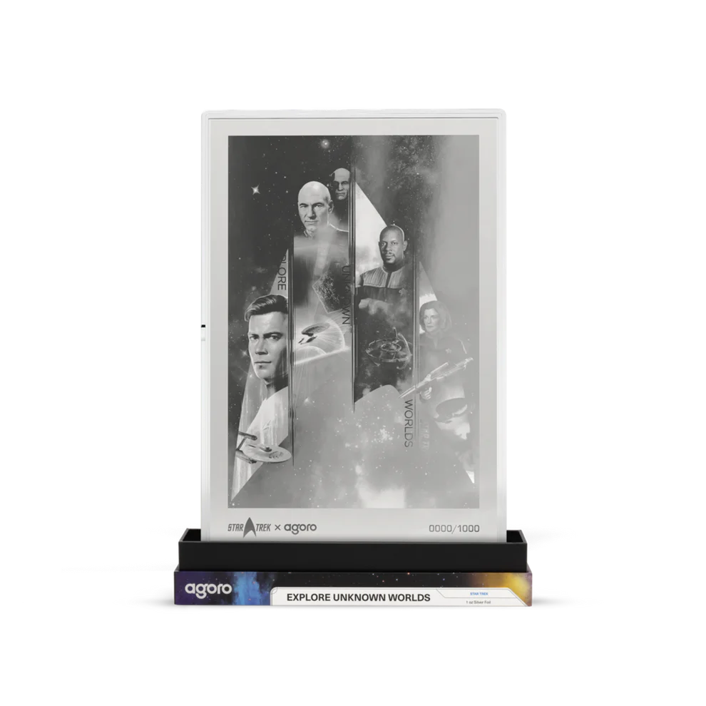 Star Trek Captains: Explore Unknown Worlds 1oz Silver Foil