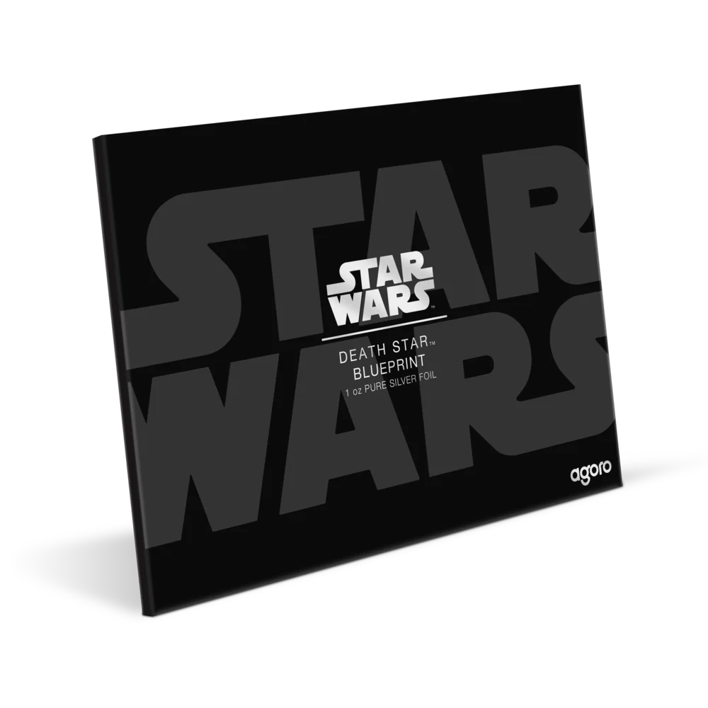 Star Wars Death Star Blueprint 1oz Silver Foil