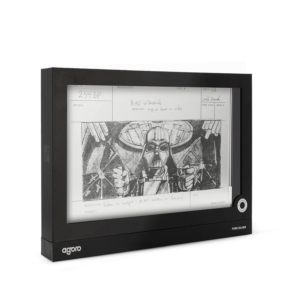 Star Wars Storyboard Art Darth Vader Trench Run 1oz Silver Collectible Foil