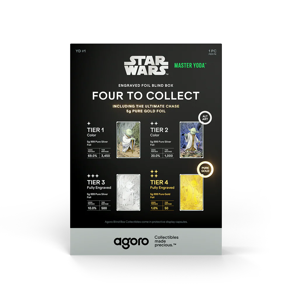 Star Wars Master Yoda 5g Foil Blind Box