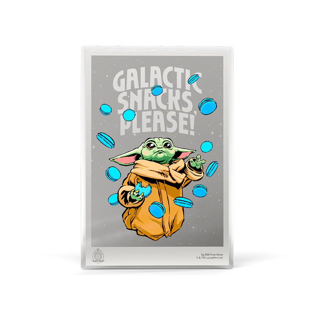 Star Wars: The Mandalorian Wanted: Grogu 5g Silver Collectible Foil