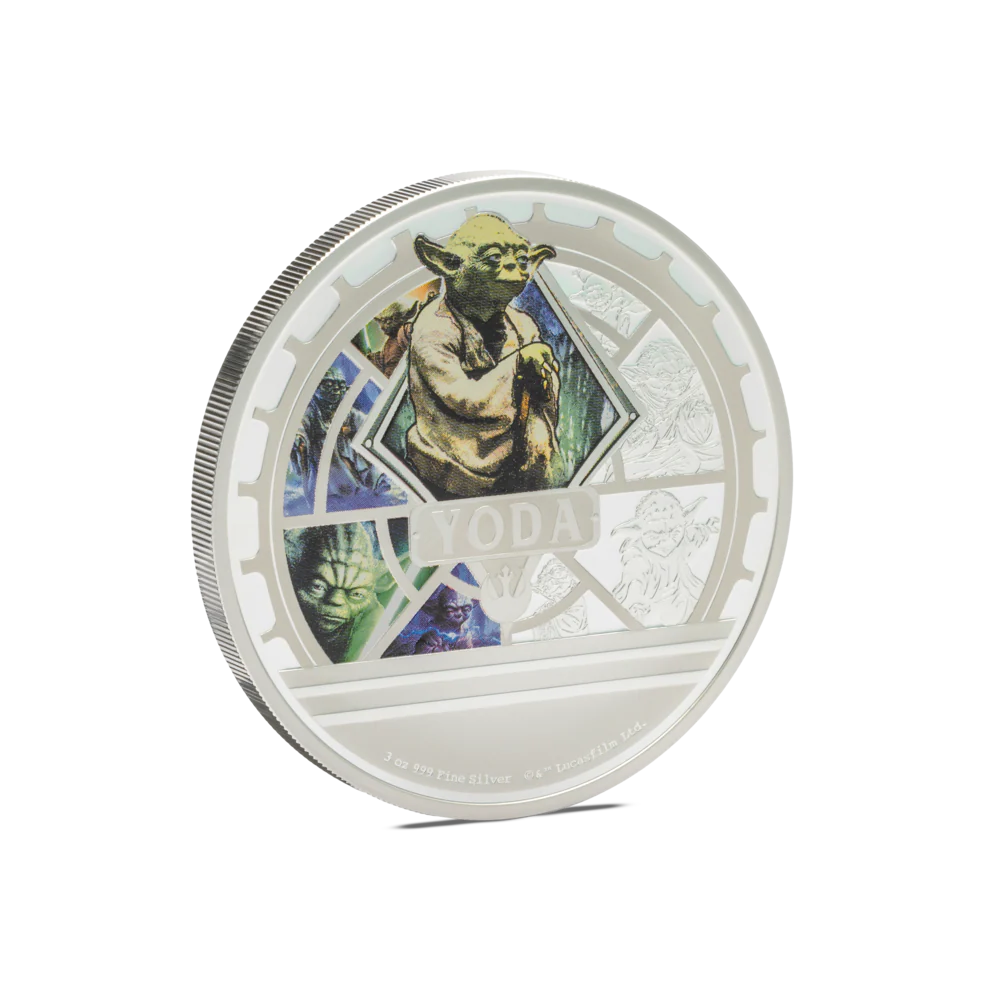 Star Wars Yoda Coin 3oz Silver Coin