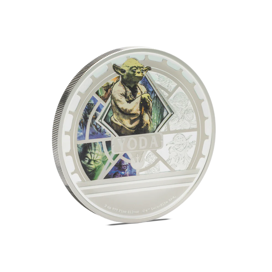 Star Wars Yoda Coin 3oz Silver Coin