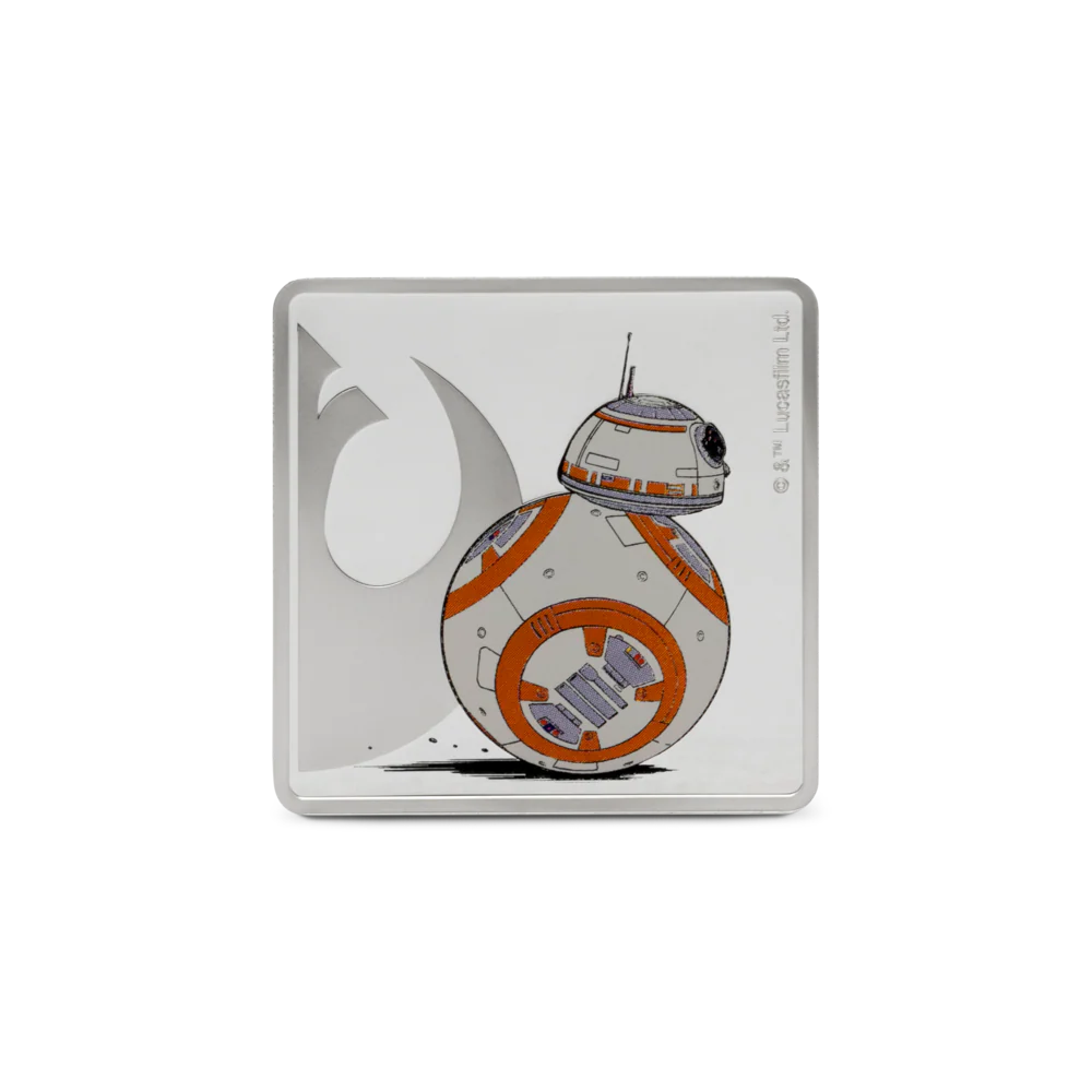 Star Wars Rey and BB-8 1oz Silver Medallion