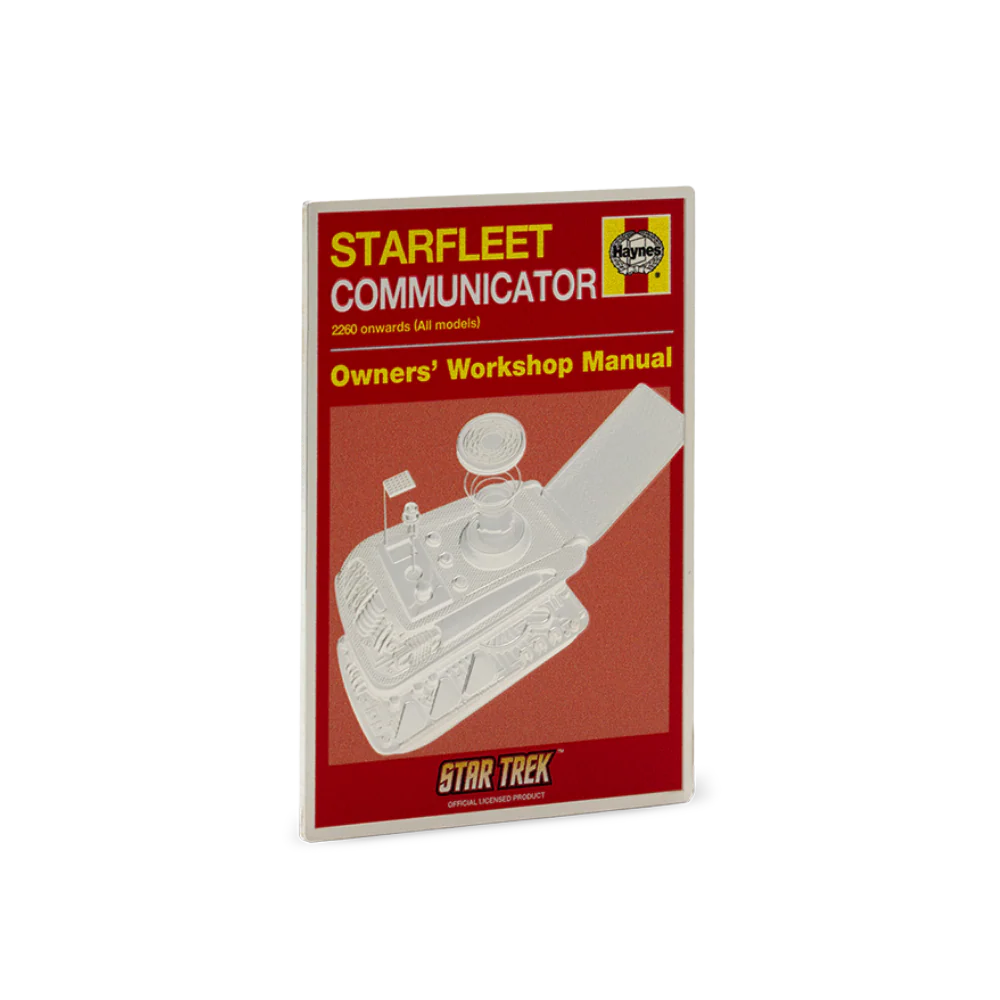 Star Trek - Starfleet Communicator Owner Manual 1oz Silver Coin