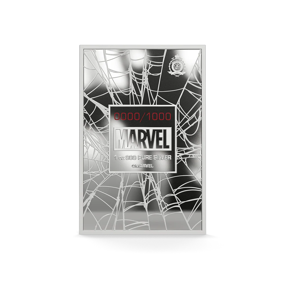Marvel Spider-Man Iconic Moments - 3. Spider-Man No More! 1oz Silver Coin