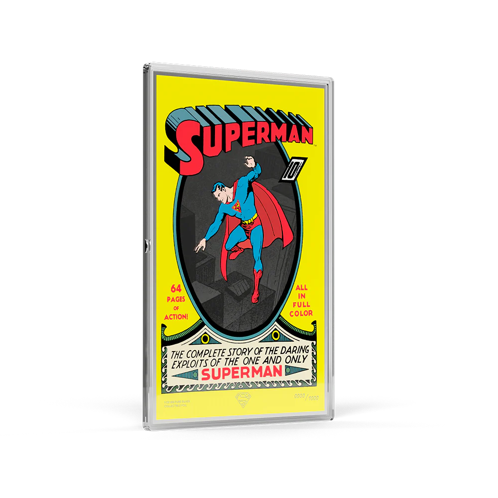 Superman #1: Summer 1939 1oz Silver Foil