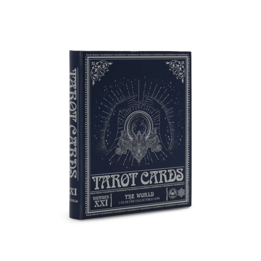 Tarot Cards – The World Coin 1oz Silver Coin
