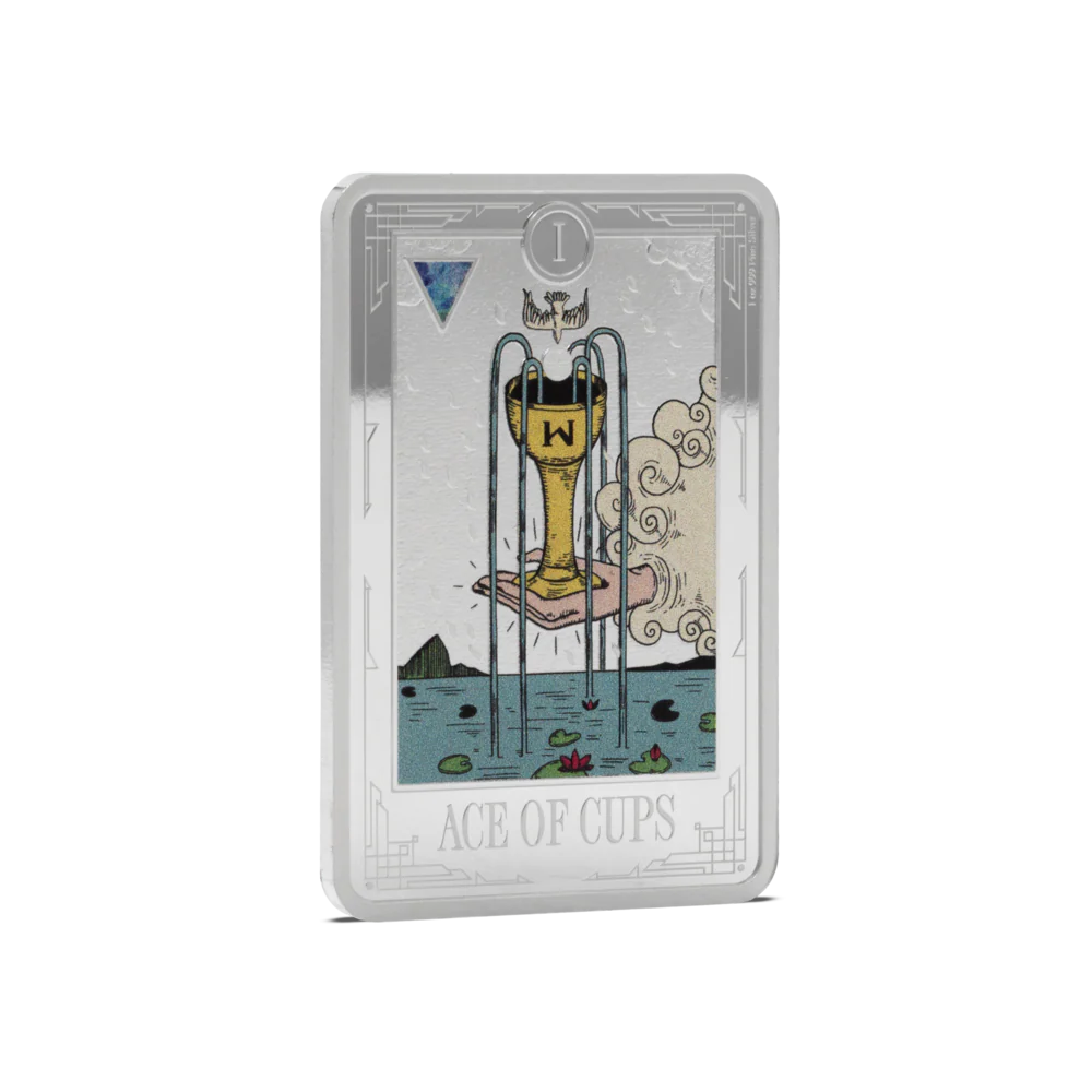 Tarot Cards - Ace of Cups 1oz Silver Collectible Coin