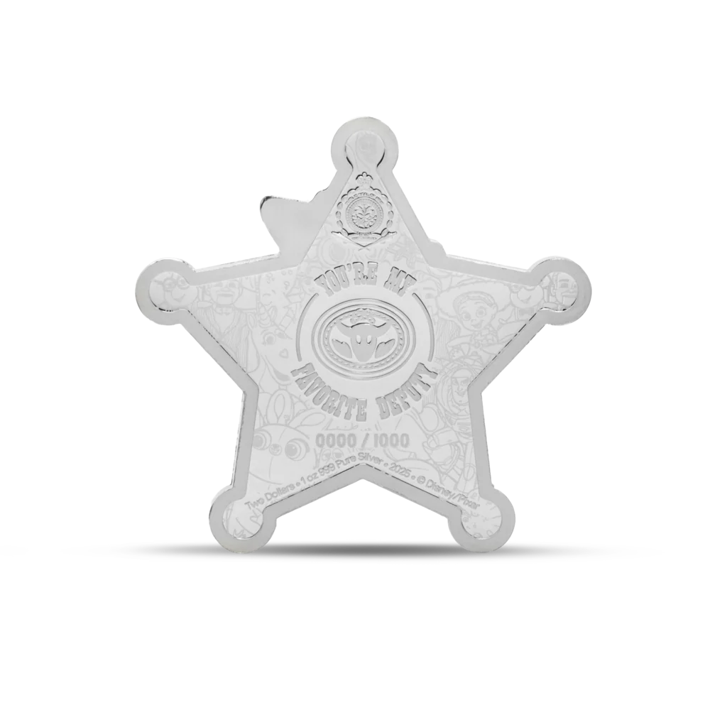 Disney Pixar Toy Story (1995) 30th Anniversary - Woody 1oz Silver Collectible Coin