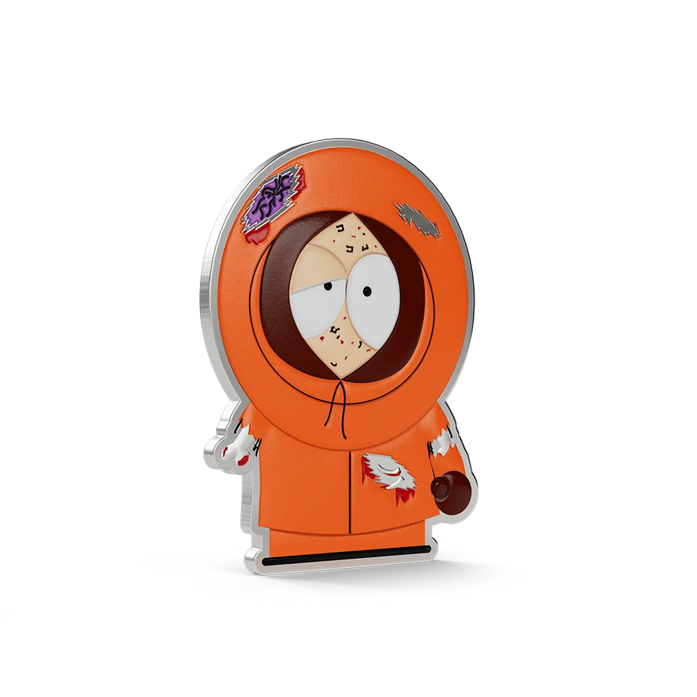 South Park Trick or Treat Kenny 1/3oz Silver Collectible Coin, view 4