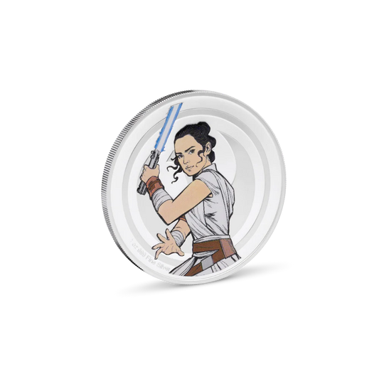 Star Wars Rey VS Kylo Ren Medallion 1oz Silver Medallion