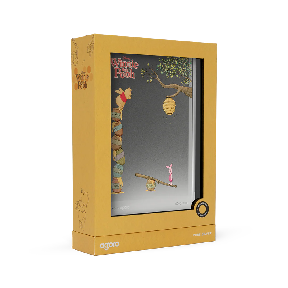 Winnie the Pooh - Winnie & Piglet 5g Silver Collectible Foil