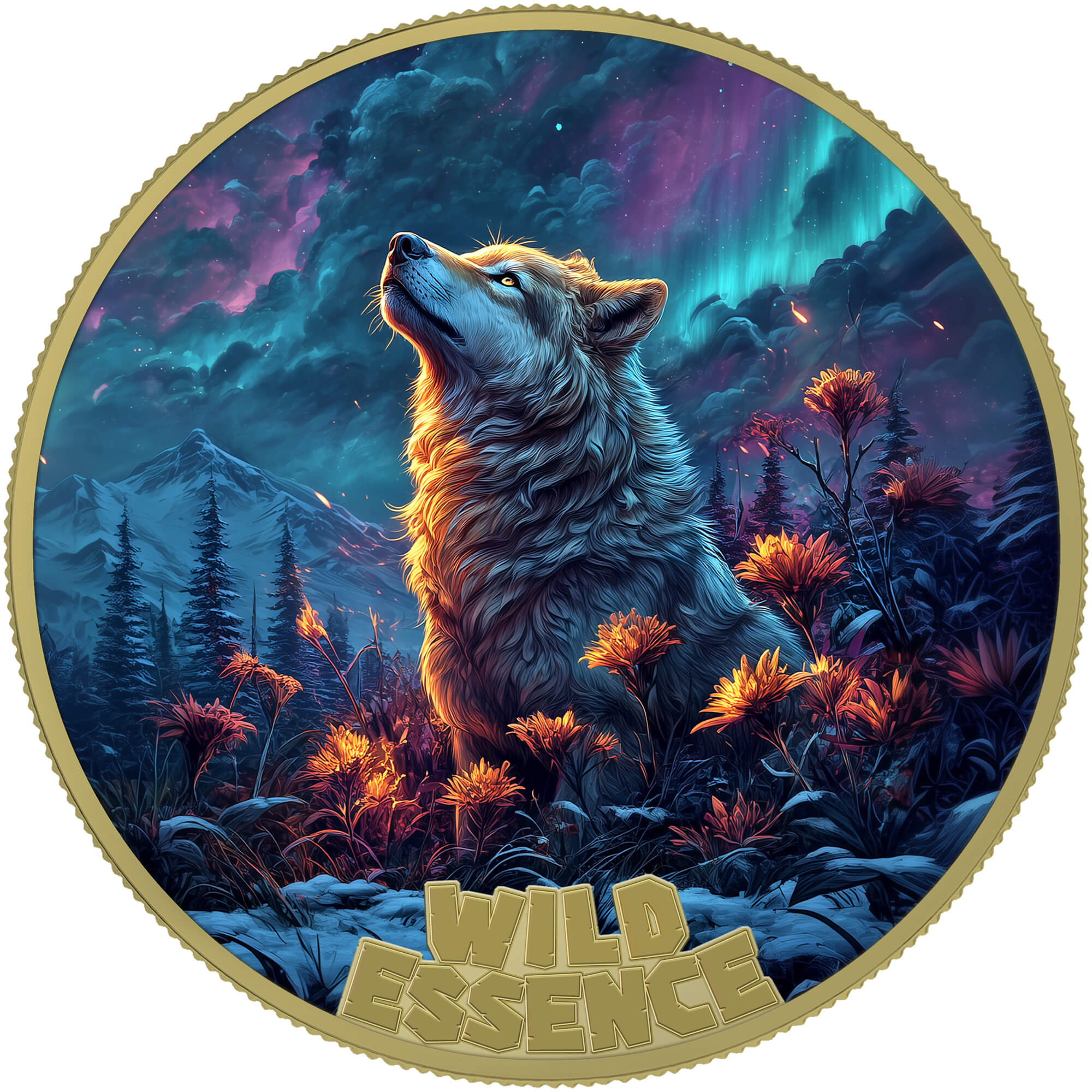 Wild Essence Mammals 2026 1oz Full Gilded Five Coin Collection