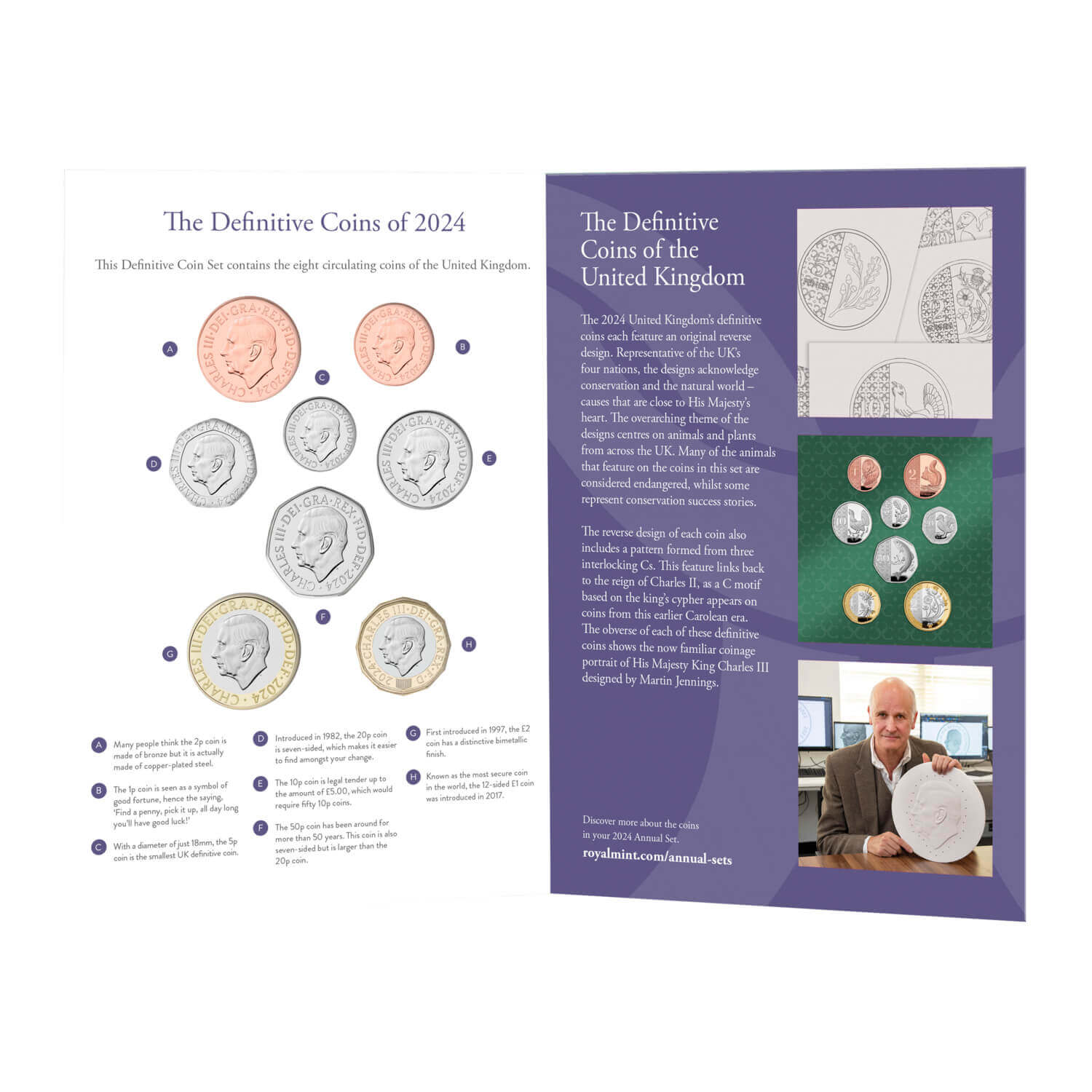 The 2024 United Kingdom Brilliant Uncirculated Definitive Coin Set