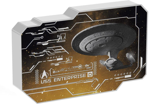 Star Trek USS Enterprise NCC-1701-D 2024 1oz Silver Coin