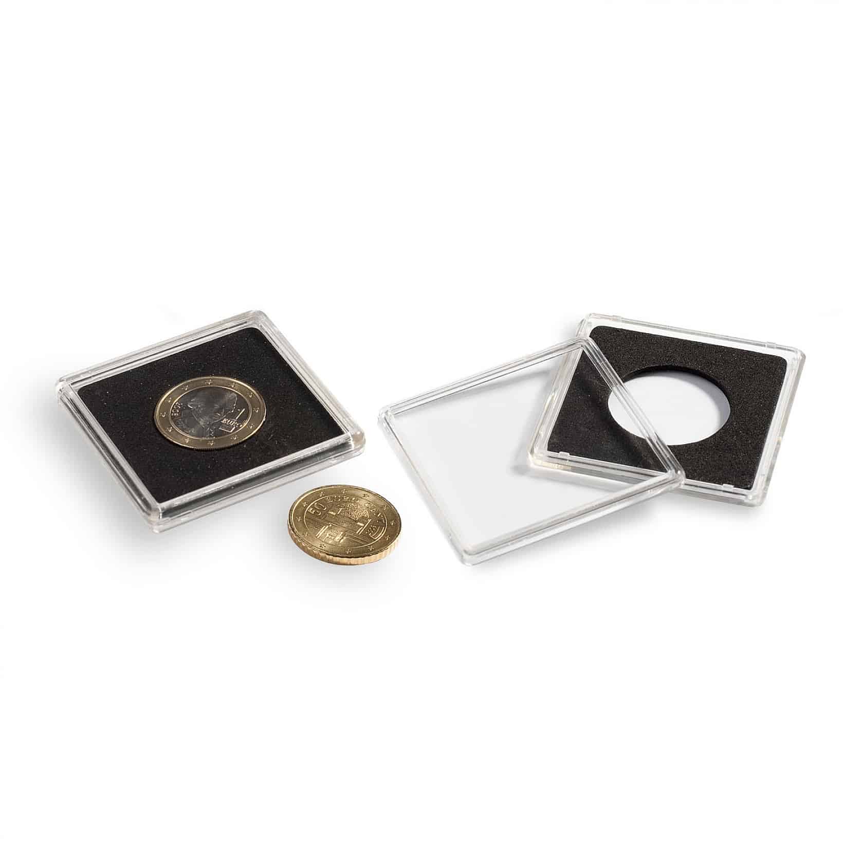 Lighthouse Quadrum Square Coin Capsule 25mm (Pack of 10)