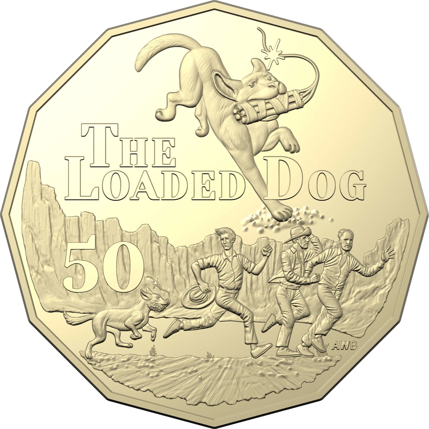 Henry Lawson The Loaded Dog - 50c Uncirculated Coin 2022