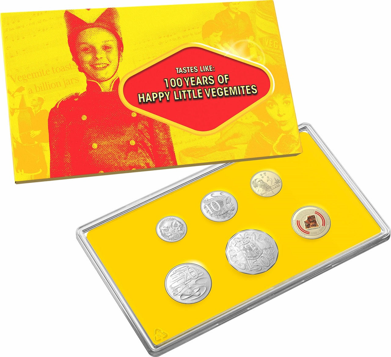 100 Years of Happy Little Vegemites - Six-Coin Uncirculated Year Set 2023